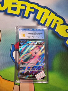 MEW V POKEMON (2021) JAPANESE FUSION ARTS - 105/100 CGC 10 CERT 4075237001