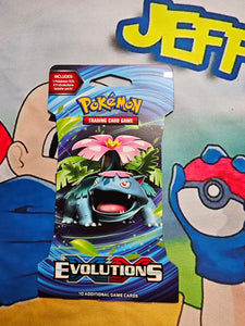 XY Evolutions Sleeved Booster Pack (venusaur art)