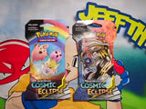 Cosmic Eclipse Sleeved Booster pack (art as shown) (2 Packs)