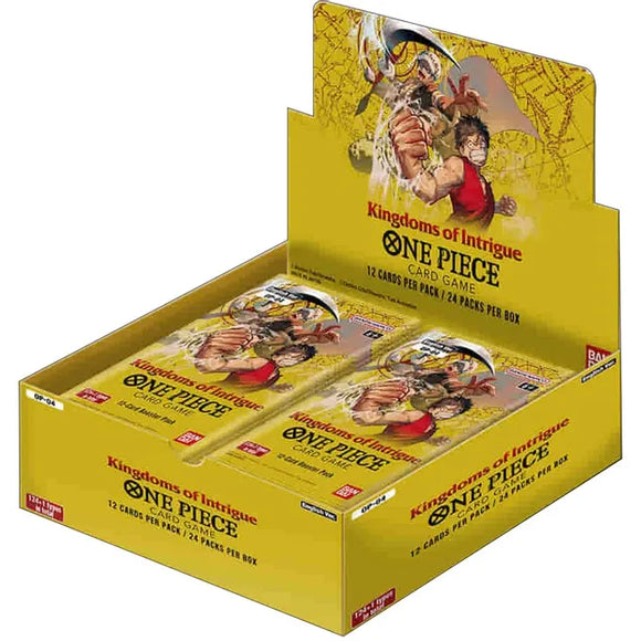 Kingdoms of Intrigue Booster Box OP-04 One Piece (24 Packs) (no manga or sp)