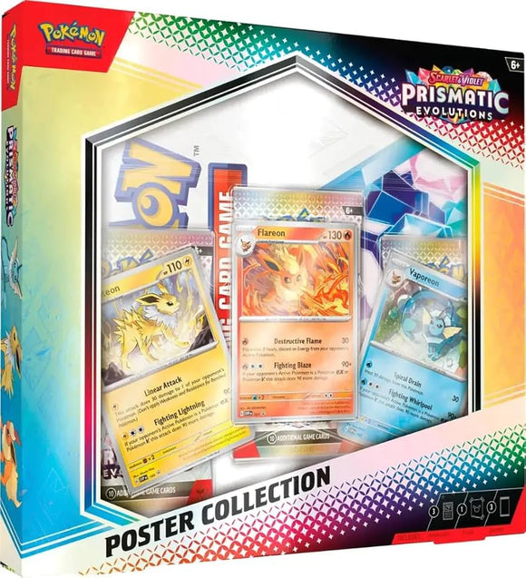 Pokemon Scarlet & Violet 8.5 Prismatic Evolutions Poster Collection