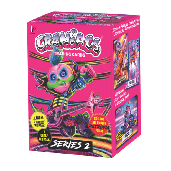 Craniacs Series 2 Trading Cards Blaster Box