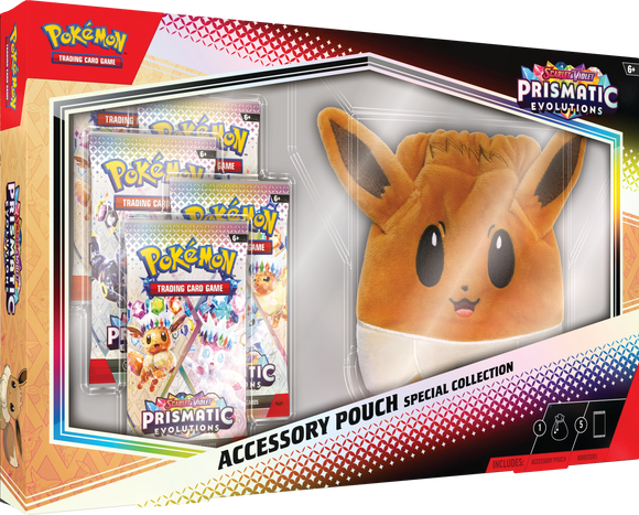Pokemon prismatic evolutions accessory pouch special collection (sv8.5)