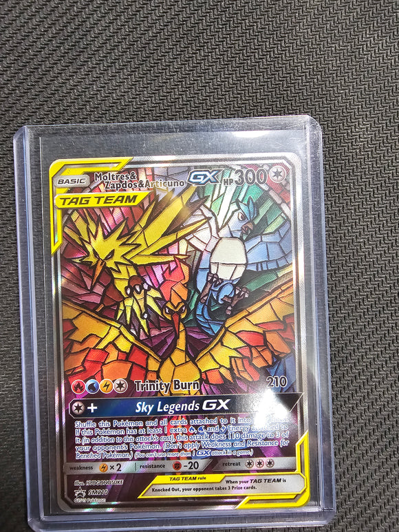MOLTRES & ZAPDOS & ARTICUNO GX SM210 POKEMON BLACK STAR PROMO TAG TEAM HOLO RARE - Single Card