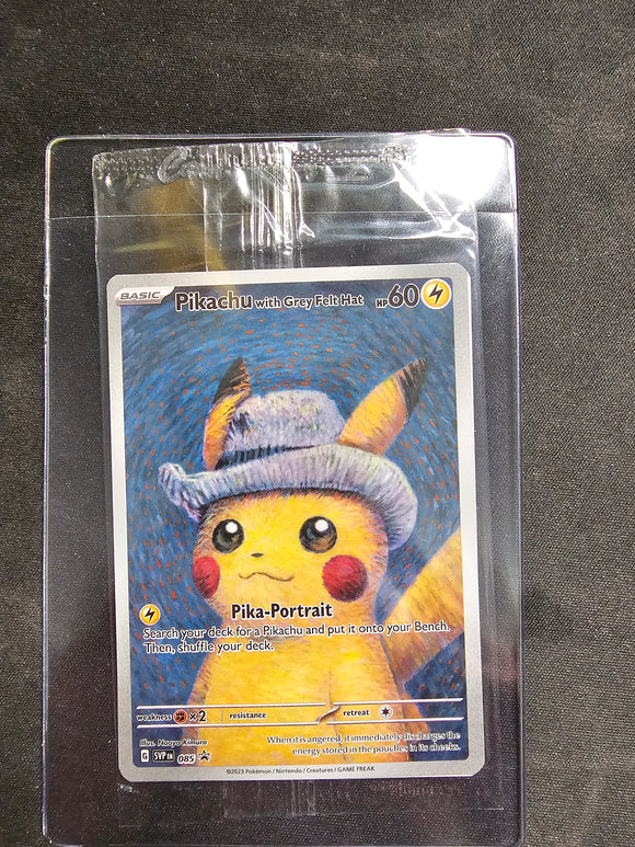 Pikachu with Grey Felt Hat SVP 085 Promo Sealed - Single
