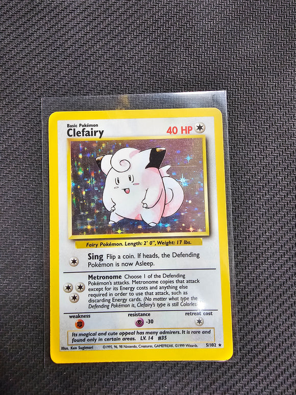 Clefairy - Base Set Holo - Single Card