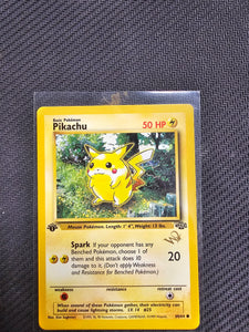 Pokemon TCG W Stamped Jungle Pikachu Wizards Promo - Single Card