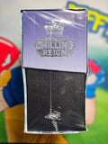 Chilling Reign Pokemon Center Elite Trainer Box [Ice Rider Calyrex] (Exclusive) - SWSH06: Chilling Reign (SWSH06) - Slight tear in wrap
