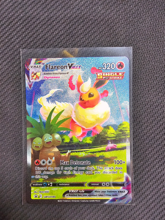 Flareon VMAX - SWSH180 - SWSH: Sword & Shield Promo Cards (SWSD) - Single Card