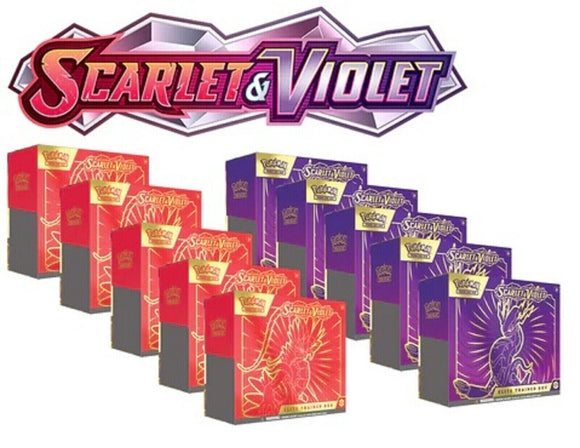 Pokemon Trading Card Game: Scarlet & Violet Elite Trainer Box Case - Blowout Sale