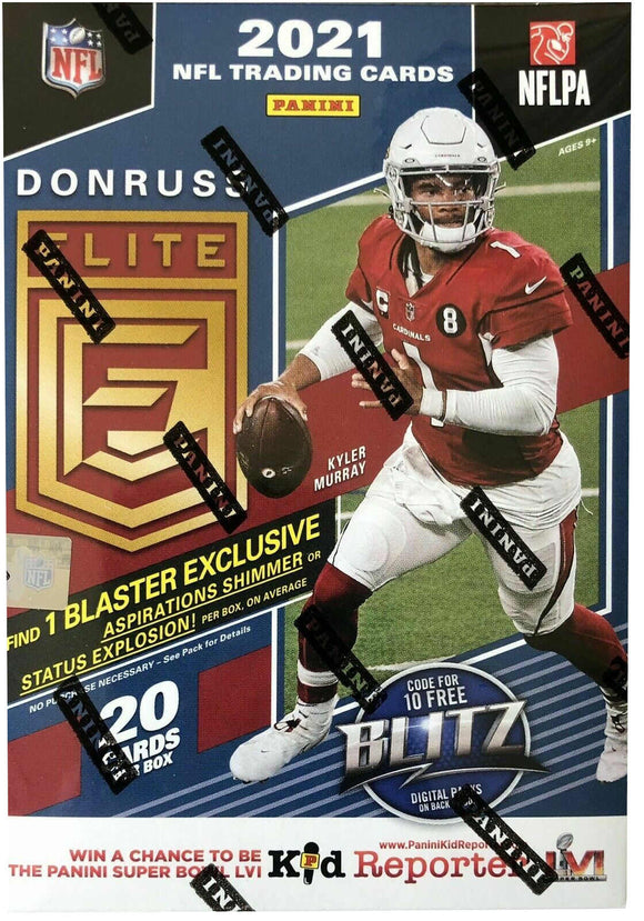 2021 Panini Donruss Elite NFL Football Blaster Box