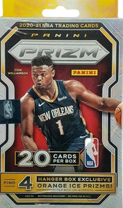 2020-21 Panini Prizm NBA Basketball Hanger Box (20 Cards)