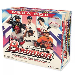 2021 Topps MLB Bowman Baseball Mega Box (Four 10-card Packs)