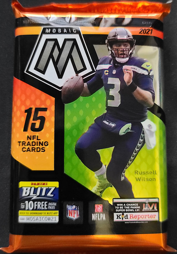 2021 Panini Mosaic NFL Football Hobby Pack