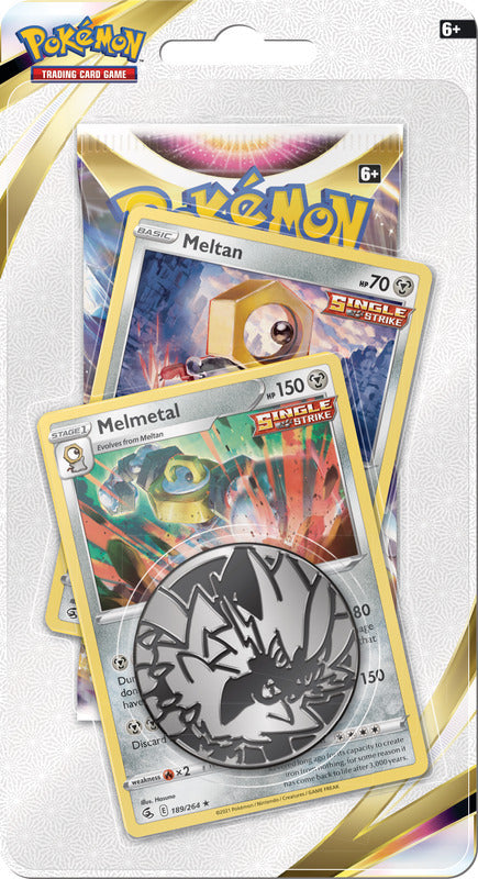 Pokemon Astral Radiance Blister Pack (Meltan and Melmetal) + Coin