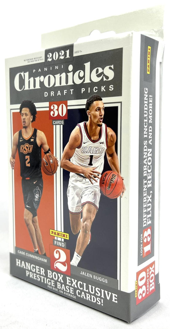 2021 Panini NBA Chronicles Draft Pick Basketball Trading Card Hanger Box