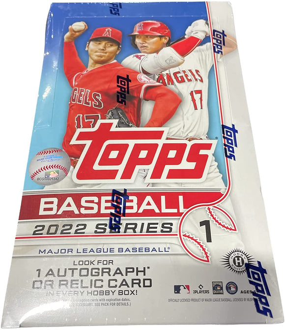 2022 Topps Series 1 Baseball Hobby Box