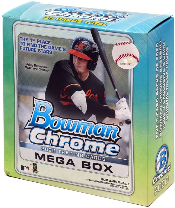 2020 Bowman Chrome MLB Baseball Mega Box