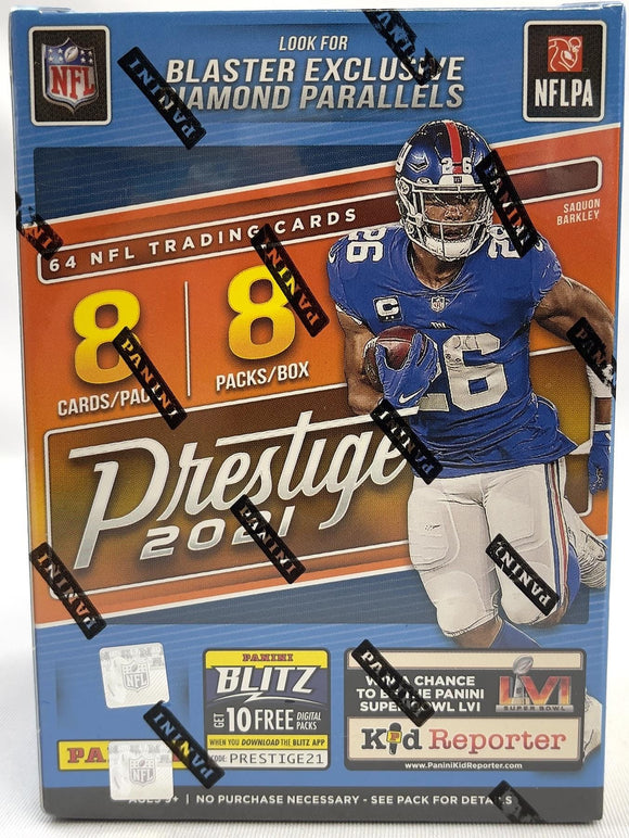 2021 Panini Prestige Football NFL Hanger Box (Astral Parallels)