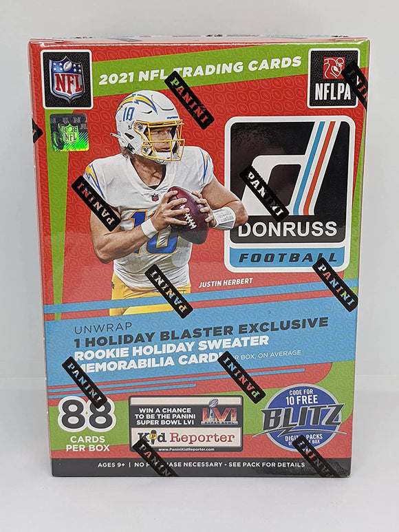 2021 Panini Donruss Football Holiday Blaster Box