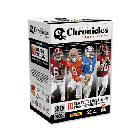 2021 Panini NFL Chronicles Draft Pick Football Trading Card Blaster Box (20 Cards)