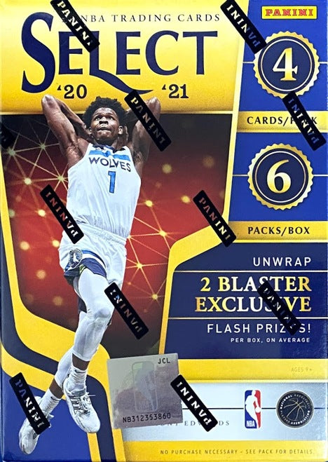 2020-21 Panini Select NBA Basketball Blaster Box