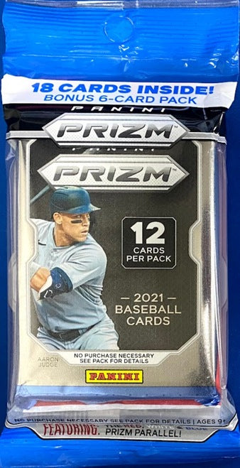 2021 Panini Prizm Baseball MLB Retail Pack of 18 Cards Factory sealed Red White Blue