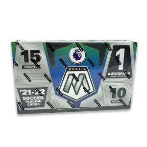 2021-22 Panini Mosaic Premier League Soccer Hobby Box Pack (1 pack pulled from hobby box)  - Blowout Sale
