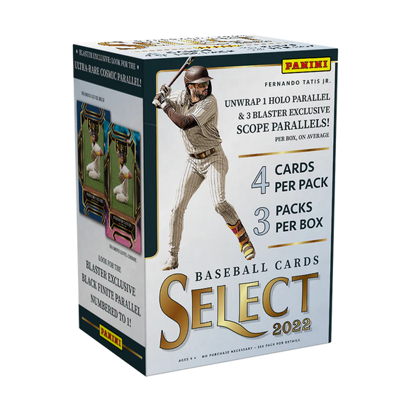 2022 Panini SELECT MLB Baseball Card Blaster Box