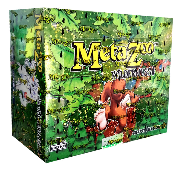 MetaZoo TCG: Cryptid Nation - Wilderness 1st Edition Booster Box - Blowout Sale (sealed only)