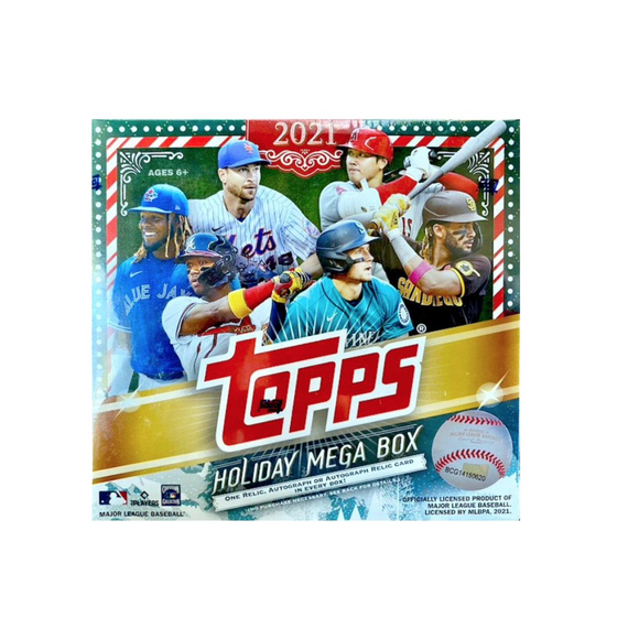 2021 Topps Holiday Walmart MLB Mega Box