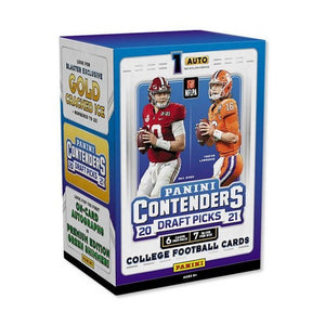 2021 Panini Contenders Draft Picks College (Some on your favorite NFL team) Football Blaster Box