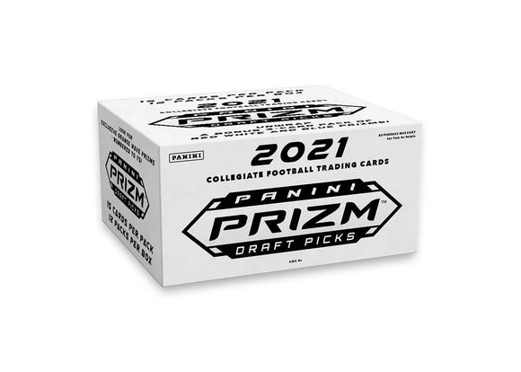 2021 Panini NFL Prizm Draft Picks Football Trading Card Multipack – Box of 12 Packs