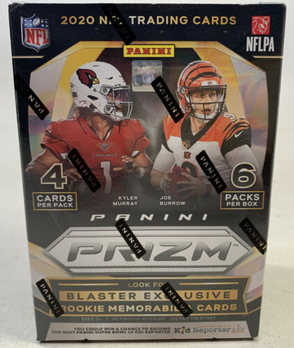 2020 Panini Prizm Football Blaster Box NFL Lazer Prizm Walmart Brand New Sealed
