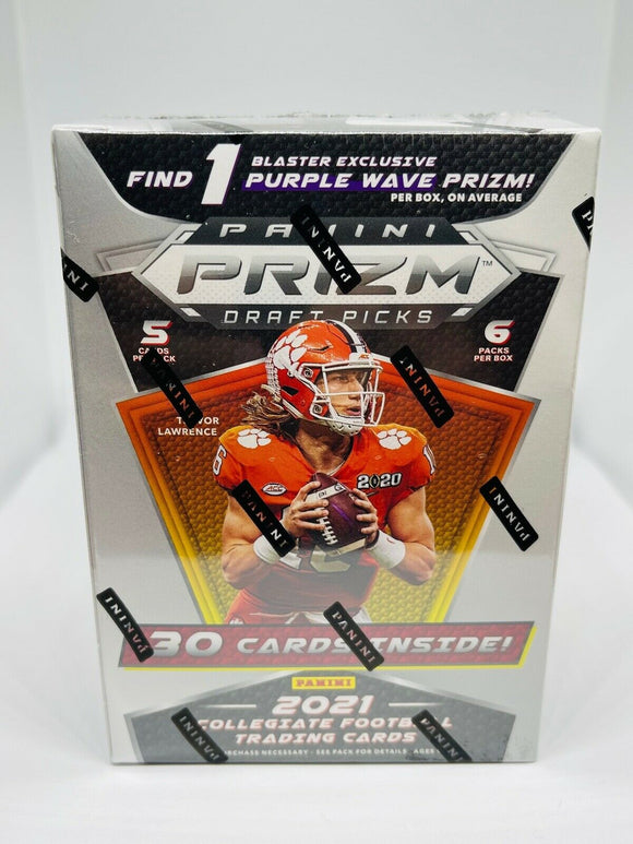 2021 Panini Prizm Draft Picks Football NFL Blaster Box (30 Cards Inside)