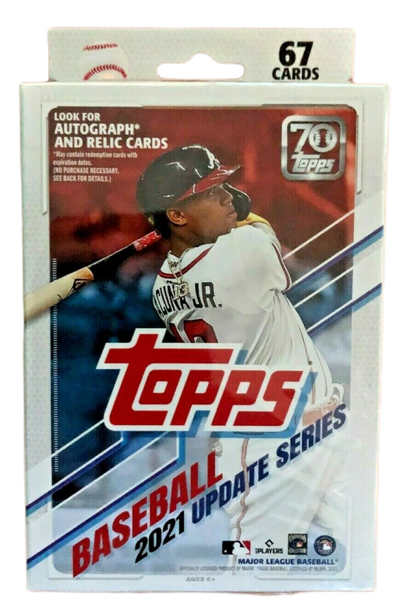 2021 Topps MLB Baseball Update Series Hanger Box