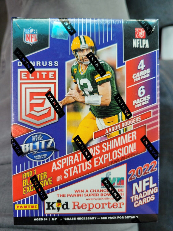 2022 Panini Donruss Elite NFL Football Blaster Box